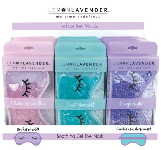 DM Merchandising - Lemon Lavender Gel Mask Assortment